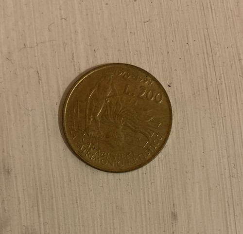 Moneta 200 lire 1969 - moneta,