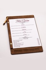 Porta Menu in Legno