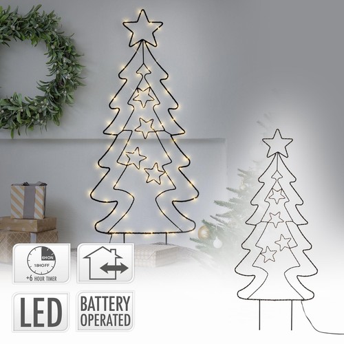 Albero natale bianco caldo - di,