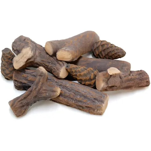 Legna ceramica per biocamino - legna,