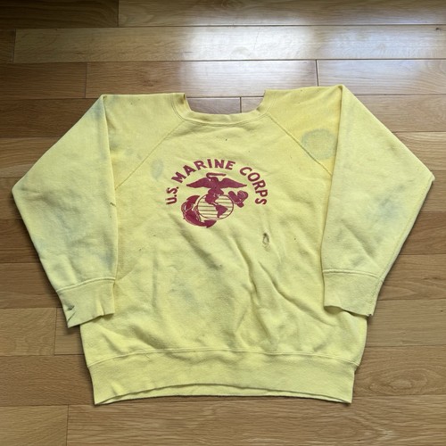 Felpa raglan stencil gialla