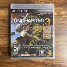 Uncharted 3 Drake's Deception PS3 Edizione Gioco dell'Anno Nuovo Sigillato Non Per Re