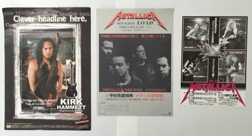 Metallica flyer set 1989 - flyer,