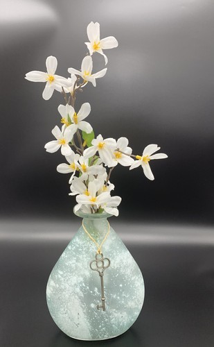 Vaso floreale rain drop design - vaso,
