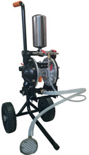 Pompa pneumatica per verniciare verniciatura a doppia membrana bassa pressione