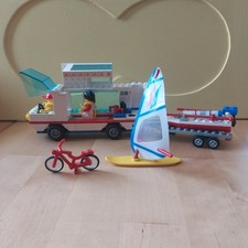 LEGO Town System 6351 Surf N’ Sail Camper 1992 Completo 99% Camper Barca No Box