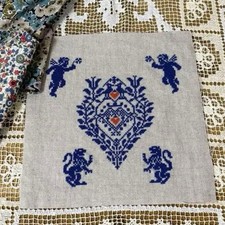 Ricamo punto croce, vintage