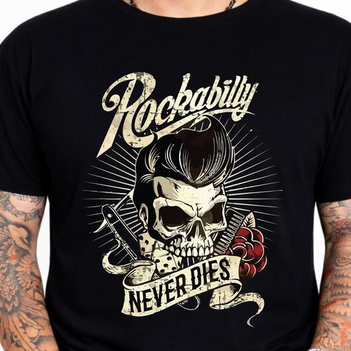 Maglietta rockabilly never - rockabilly,