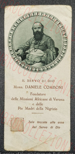 Santino epoca mons daniele - d'epoca, mons.