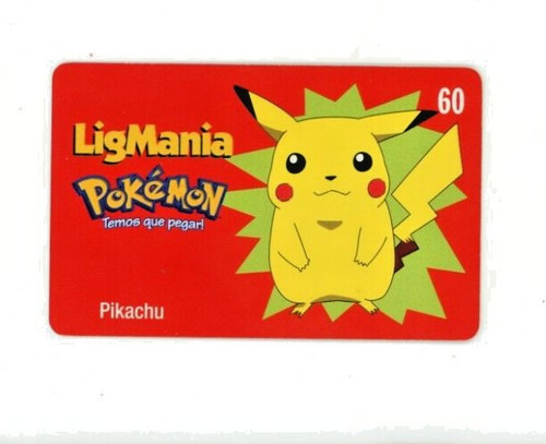 Scheda telefonica pikachu - scheda,