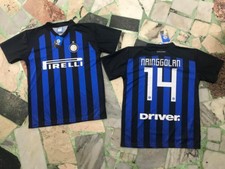 1 MAGLIA NAINGGOLAN 14 FC INTER UFFICIALE REPLICA JERSEY 2019 OFFICIAL NERAZZURR