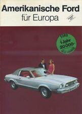 BROCHURE DEPLIANT FORD MUSTANG II GHIA - GRAN TORINO PROSPEKT (N4)