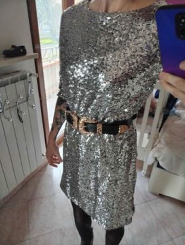 Abito donna con paillettes - paillettes,
