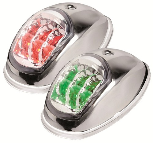 Luce via verde rossa - di, a