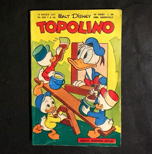 Topolino libretto 162 del 1957 - topolino,