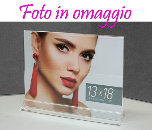 Cornice portafoto trasparente