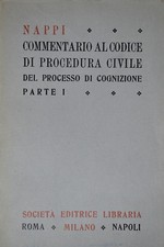 G. NAPPI COMMENTARIO CODICE PROCEDURA CIVILE SOC.ED. LIBRARIA 1942 LIBRO SECONDO