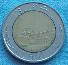 500 lire 1985 Italy 