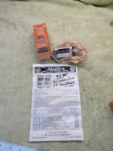 Vintage miller products radio - miller,