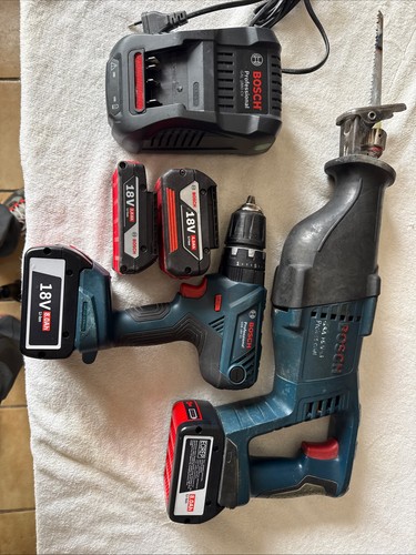 Bosch set batteria - 18v, 4