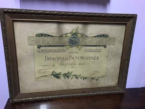 Diploma 1923 cornice - 1923/24.,