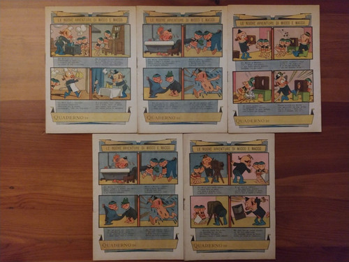 Lotto quaderni con fumetti - lotto,
