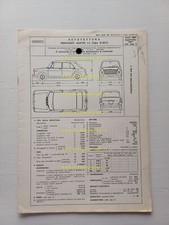 Innocenti Austin I-4 1964 agg. 1967 scheda omologazione DGM Motorizz. Facsimile
