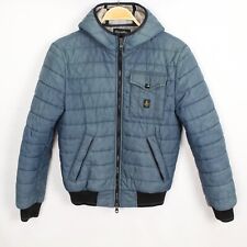 Piumino Refrigiwear imbottito colore blu taglia S foderato con cappuccio tasche