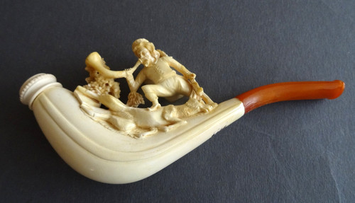 Antica pipa schiuma di - antica,