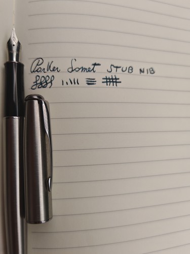 Parker sonnet pennino stub - parker,
