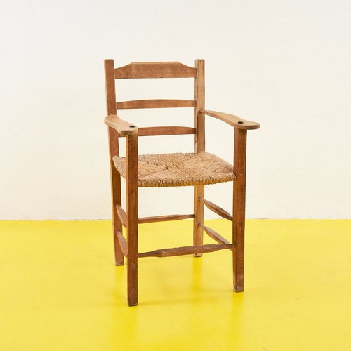 Seggiolone rustico primi 900 - seggiolone,