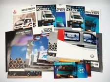 Mitsubishi Nissan Camion Canter L300 Cabstar Atleon 16x depliant anni 1980/2000