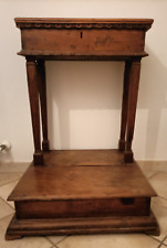 inginocchiatoio antico in noce XVIII secolo