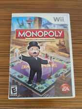Nintendo Wii Game MONOPOLY Classic gioco da tavolo disco con custodia e manuale