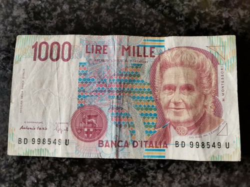 Mille lire italiane - mille,