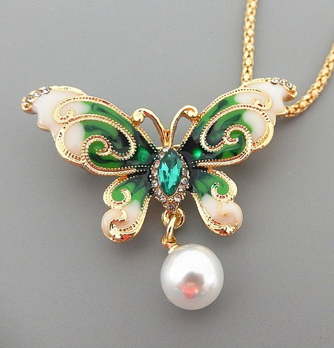 Collana spilla lunga con - lunga,