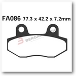 086 pastiglie freno motom - pastiglie,