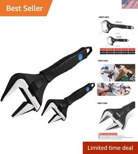 Stubby Adjustable Wrench Set