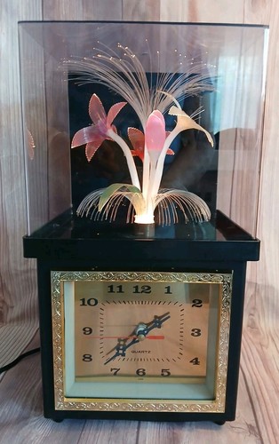 Orologio vintage fibra ottica - fibra,
