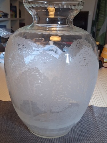 Grande vaso cristallo molato - grande,