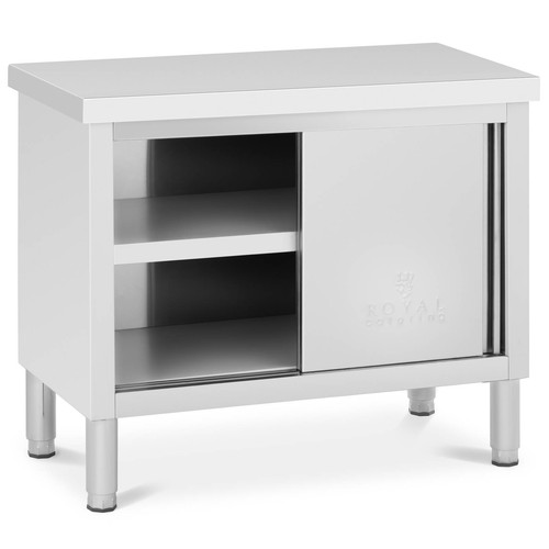 Tavolo armadiato inox 100 - x, 50