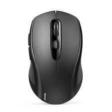 TECKNET Mouse Bluetooth, 4000 DPI Mouse Wireless Portatile, 3 Modalità(BT5.0/3.0