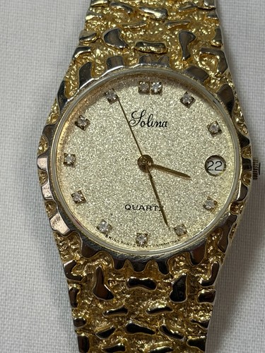 Orologio vintage solina gold - vintage,