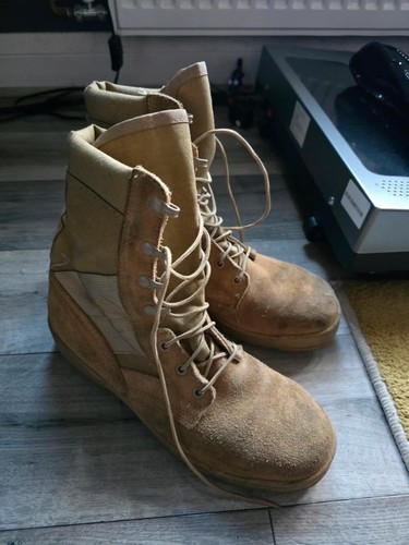 Military tan suede - suede, desert
