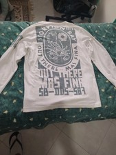 T-shirt maglia maniche lunghe bianca Scorpion Bay M usata