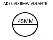 LOGO STEMMA VOLANTE MOTO BAULETTO 45MM COMPATIBILE BMW BLACK CARBON