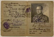 REGIO ESERCITO 21° REGG.TO FANTERIA CREMONA TESSERA ASTI MEDICO MILITARE