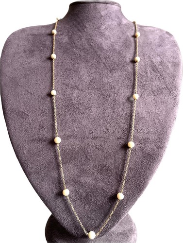 Collana oro 14kt con - con, corallo