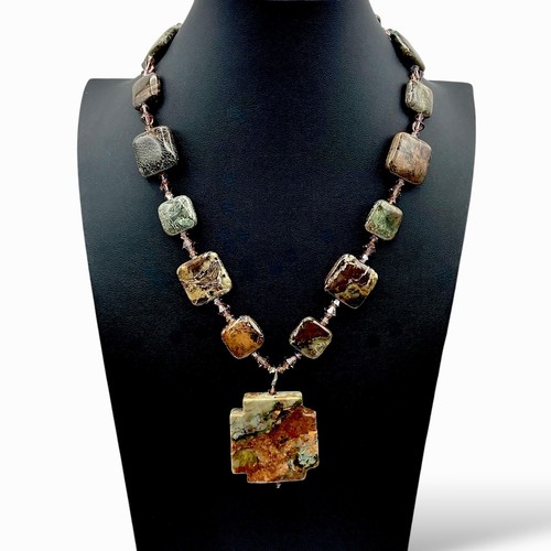 Collana medaglione croce - collana,