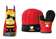 Set chef pompiere bambini